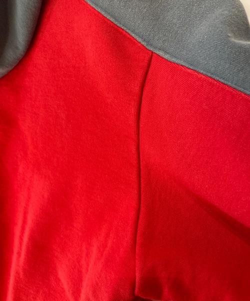 SUPREME（シュプリーム）SUPREME (シュプリーム) 18FW Paneled Hooded Sweatshirt レッド サイズ:Mの古着・服飾アイテム