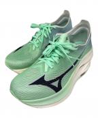 MIZUNOミズノ）の古着「WAVE Rebellion Pro 3 ローカットスニーカー」｜グリーン