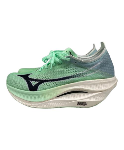 MIZUNO（ミズノ）MIZUNO (ミズノ) WAVE Rebellion Pro 3 ローカットスニーカー グリーン サイズ:26.5の古着・服飾アイテム