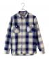 HOUSTON（ヒューストン）の古着「OMBRE CHECK VIYELLA SHIRT」｜ブルー
