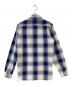 HOUSTON (ヒューストン) OMBRE CHECK VIYELLA SHIRT ブルー サイズ:M：7000円