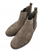 CLARKSクラークス）の古着「Paulson Up サイドゴアブーツ」｜Taupe Suede