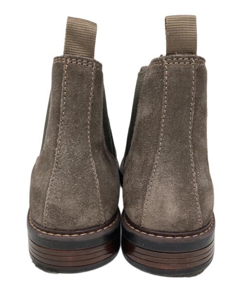 CLARKS（クラークス）CLARKS (クラークス) Paulson Up サイドゴアブーツ Taupe Suede サイズ:25の古着・服飾アイテム