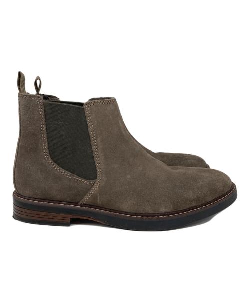 CLARKS（クラークス）CLARKS (クラークス) Paulson Up サイドゴアブーツ Taupe Suede サイズ:25の古着・服飾アイテム
