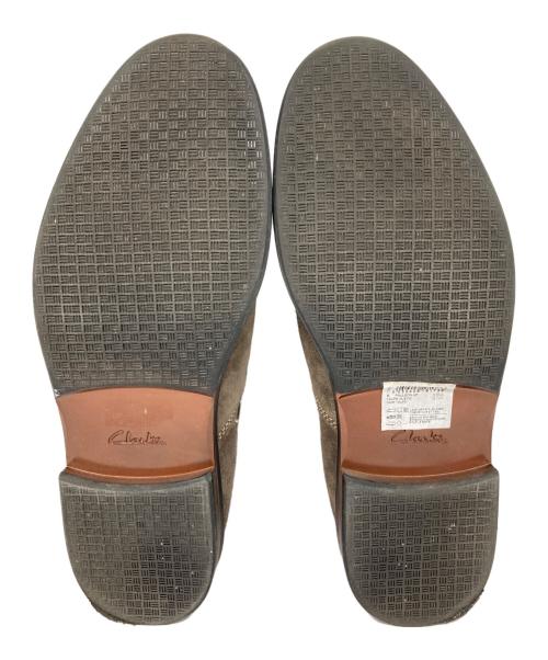 CLARKS（クラークス）CLARKS (クラークス) Paulson Up サイドゴアブーツ Taupe Suede サイズ:25の古着・服飾アイテム