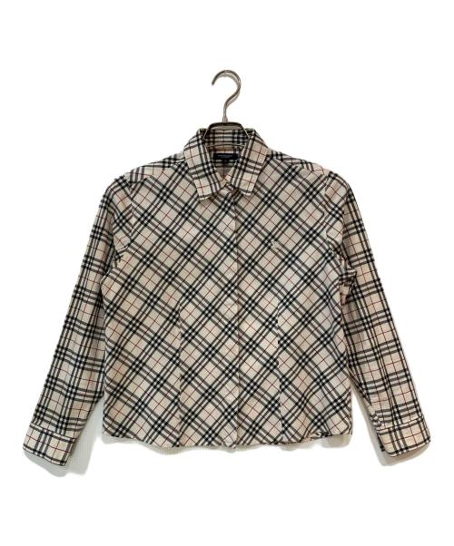 BURBERRY LONDON（バーバリーロンドン）BURBERRY LONDON (バーバリーロンドン) ノヴァチェックシャツ ベージュ サイズ:Mの古着・服飾アイテム