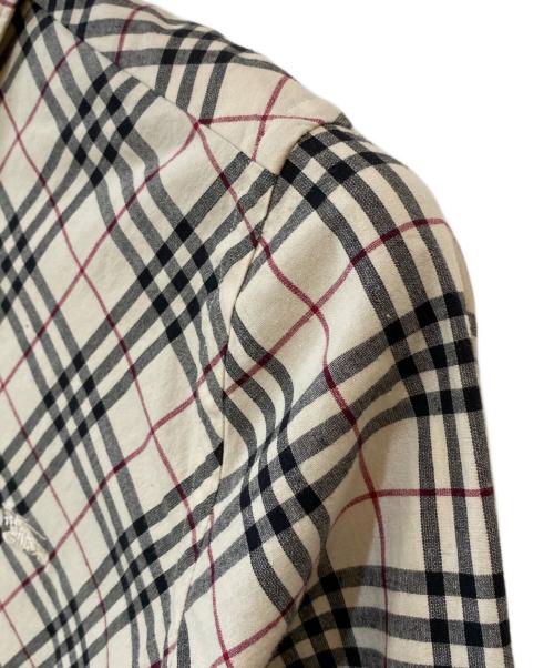 BURBERRY LONDON（バーバリーロンドン）BURBERRY LONDON (バーバリーロンドン) ノヴァチェックシャツ ベージュ サイズ:Mの古着・服飾アイテム