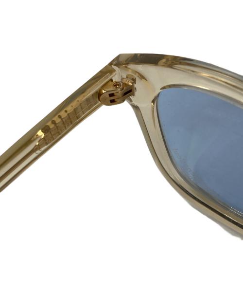 The Silent Soul（ザ サイレント ソウル）The Silent Soul TSS SQUARE YELLOW CLEAR FRAME LIGHT BLUE LENS ティーエスエス・スクエア・イエロー・クリア・フレーム・ライトブルー・レンズ　サングラス サイズ:50□23-145の古着・服飾アイテム