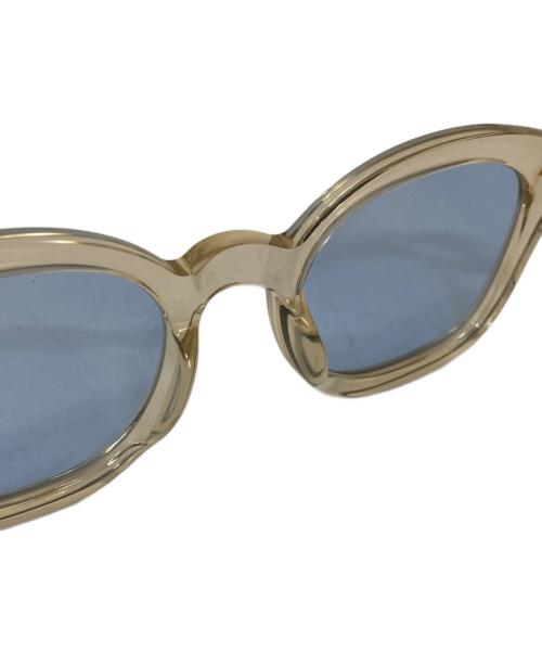 The Silent Soul（ザ サイレント ソウル）The Silent Soul TSS SQUARE YELLOW CLEAR FRAME LIGHT BLUE LENS ティーエスエス・スクエア・イエロー・クリア・フレーム・ライトブルー・レンズ　サングラス サイズ:50□23-145の古着・服飾アイテム