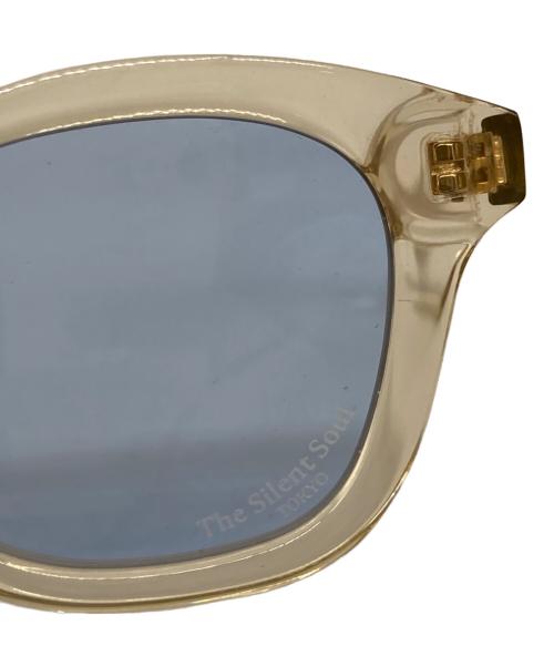 The Silent Soul（ザ サイレント ソウル）The Silent Soul TSS SQUARE YELLOW CLEAR FRAME LIGHT BLUE LENS ティーエスエス・スクエア・イエロー・クリア・フレーム・ライトブルー・レンズ　サングラス サイズ:50□23-145の古着・服飾アイテム