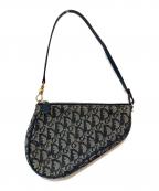 Christian Diorクリスチャン ディオール）の古着「トロッターサドルポーチ」｜ネイビー