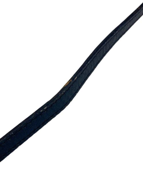 Christian Dior（クリスチャン ディオール）Christian Dior (クリスチャン ディオール) トロッターサドルポーチ ネイビーの古着・服飾アイテム