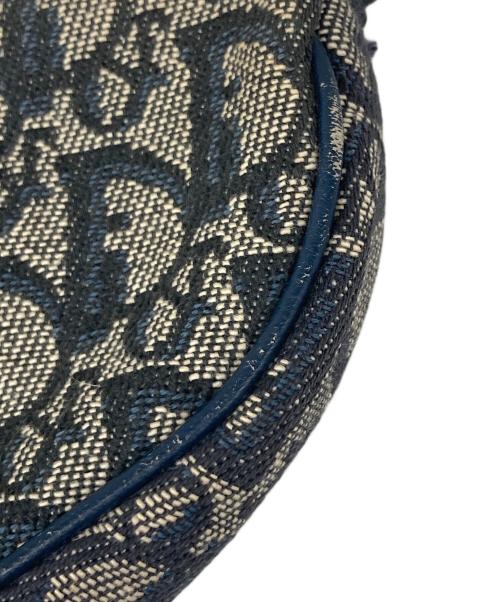 Christian Dior（クリスチャン ディオール）Christian Dior (クリスチャン ディオール) トロッターサドルポーチ ネイビーの古着・服飾アイテム