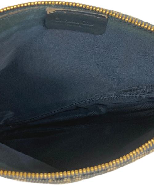 Christian Dior（クリスチャン ディオール）Christian Dior (クリスチャン ディオール) トロッターサドルポーチ ネイビーの古着・服飾アイテム