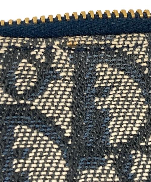Christian Dior（クリスチャン ディオール）Christian Dior (クリスチャン ディオール) トロッターサドルポーチ ネイビーの古着・服飾アイテム
