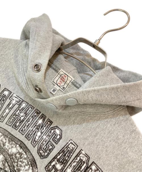 A BATHING APE（ア ベイシング エイプ）A BATHING APE (ア ベイシング エイプ) プリントパーカー グレー サイズ:XSの古着・服飾アイテム