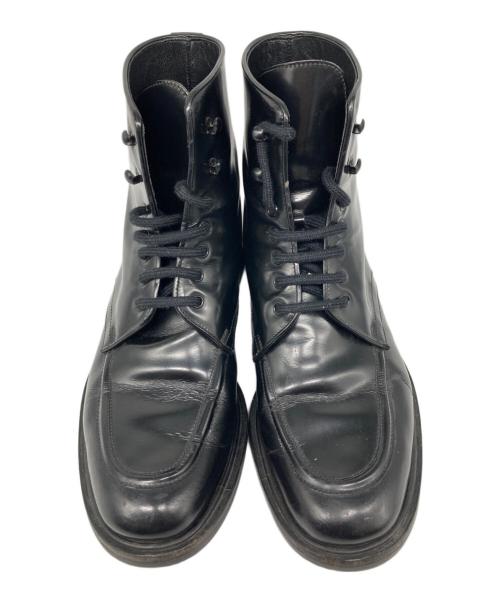 GUCCI（グッチ）GUCCI (グッチ) レースアップブーツ ブラック サイズ:36　1/2の古着・服飾アイテム