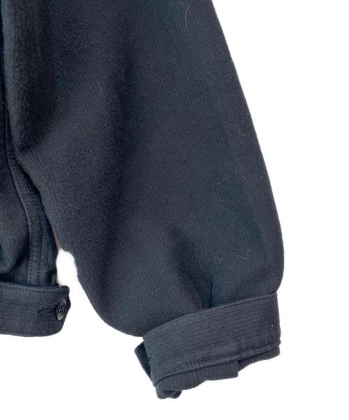 Ets MATERIAUX（マテリオ）Ets MATERIAUX (マテリオ) フレンチワーク コーデュロイ サイクリストジャケット ブラック サイズ:3の古着・服飾アイテム