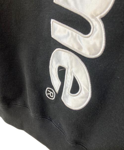 SUPREME（シュプリーム）SUPREME (シュプリーム) 25FW Satin Applique Hooded Sweatshirt ブラック サイズ:Lの古着・服飾アイテム