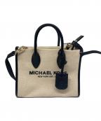 MICHAEL KORSマイケル・コース）の古着「POWDER BLUSH ミレラ ショルダーバッグ」｜ベージュ