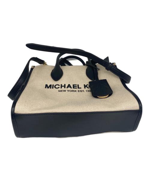 MICHAEL KORS（マイケル・コース）MICHAEL KORS (マイケル・コース) POWDER BLUSH ミレラ ショルダーバッグ ベージュの古着・服飾アイテム