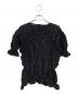 ISSEY MIYAKE (イッセイミヤケ) シワ加工トップス ブラック サイズ:M：15000円