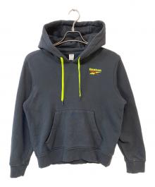 REEBOK×X-LARGE（リーボック×エクストララージ）の古着「コラボプルオーバーパーカー」｜ブラック