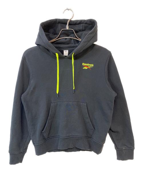 REEBOK（リーボック）REEBOK (リーボック) X-LARGE (エクストララージ) コラボプルオーバーパーカー ブラック サイズ:XSの古着・服飾アイテム