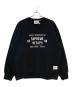 WTAPS（ダブルタップス）の古着「21FW Crewneck / コラボクルーネックスウェット」｜ブラック