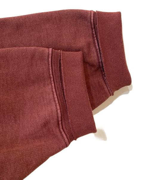 Maison Margiela（メゾンマルジェラ）Maison Margiela (メゾンマルジェラ) NAME TAG CREW SWEAT/ネームタグクルースウェット バーガンディー サイズ:48の古着・服飾アイテム