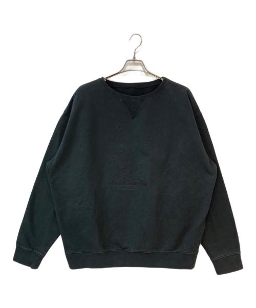 Maison Margiela（メゾンマルジェラ）Maison Margiela (メゾンマルジェラ) 23SS ナンバリングロゴ SWEATSHIRT CHALK/スウェットシャツチョーク グレー サイズ:Mの古着・服飾アイテム