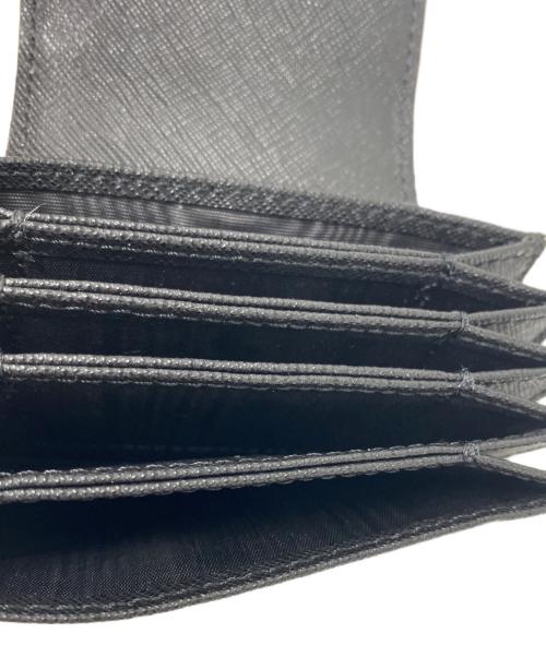 Vivienne Westwood（ヴィヴィアンウエストウッド）Vivienne Westwood (ヴィヴィアンウエストウッド) SAFFIANO FLAP CARD HOLDER サフィアーノ・フラップ・カードホルダー　カードケース サフィアーノ ブラックの古着・服飾アイテム