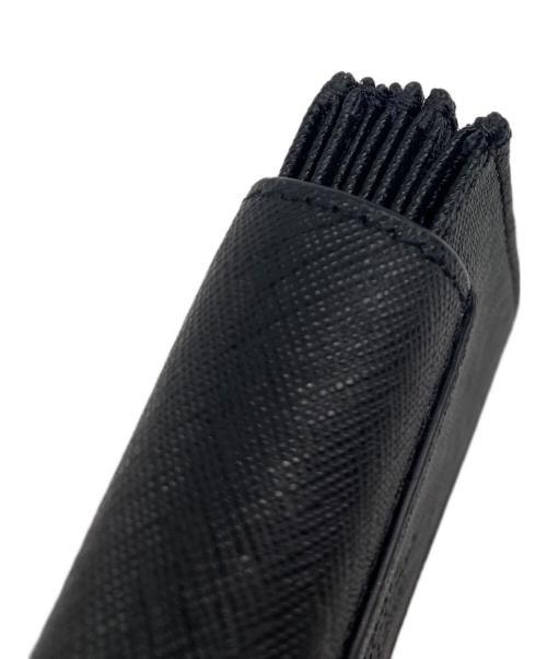 Vivienne Westwood（ヴィヴィアンウエストウッド）Vivienne Westwood (ヴィヴィアンウエストウッド) SAFFIANO FLAP CARD HOLDER サフィアーノ・フラップ・カードホルダー　カードケース サフィアーノ ブラックの古着・服飾アイテム