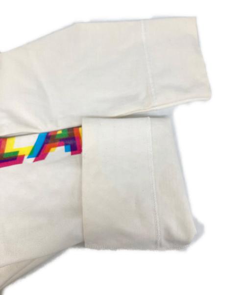 Maison Margiela（メゾンマルジェラ）Maison Margiela (メゾンマルジェラ) ダメージ加工 Longsleeve T-shirt ホワイト サイズ:48の古着・服飾アイテム