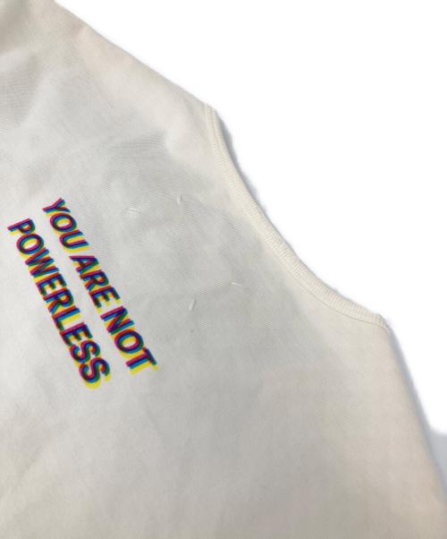 Maison Margiela（メゾンマルジェラ）Maison Margiela (メゾンマルジェラ) ダメージ加工 Longsleeve T-shirt ホワイト サイズ:48の古着・服飾アイテム