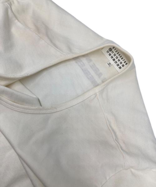 Maison Margiela（メゾンマルジェラ）Maison Margiela (メゾンマルジェラ) ダメージ加工 Longsleeve T-shirt ホワイト サイズ:48の古着・服飾アイテム