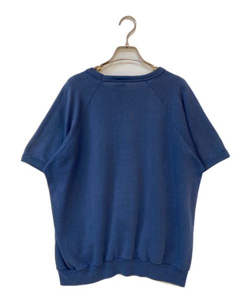 PUMA（プーマ）PUMA (プーマ) ヴィンテージ半袖ラグランスウェット ネイビー サイズ:Lの古着・服飾アイテム