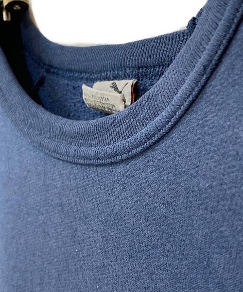 PUMA（プーマ）PUMA (プーマ) ヴィンテージ半袖ラグランスウェット ネイビー サイズ:Lの古着・服飾アイテム