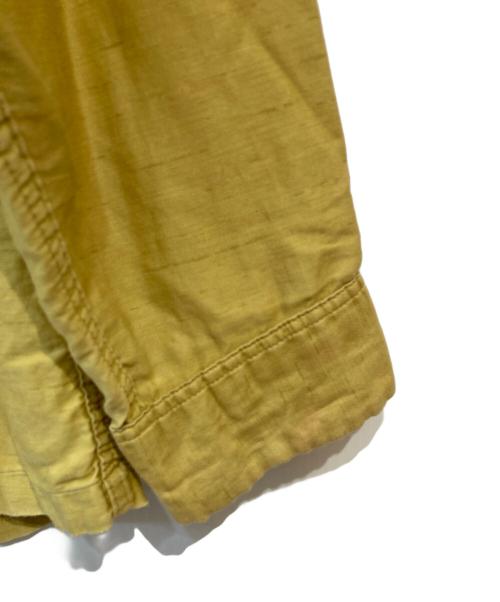 BRENT（ブレント）BRENT (ブレント) ヴィンテージオープンカラーシャツ イエロー サイズ:Lの古着・服飾アイテム