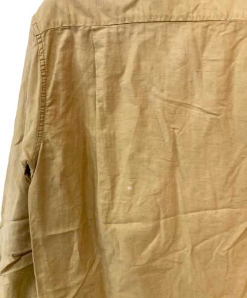 BRENT（ブレント）BRENT (ブレント) ヴィンテージオープンカラーシャツ イエロー サイズ:Lの古着・服飾アイテム