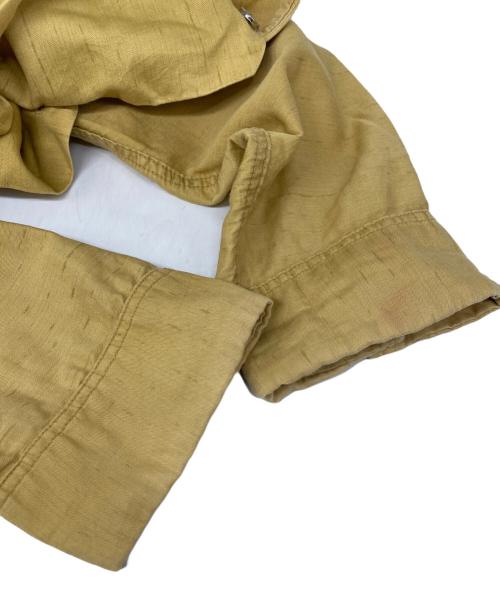 BRENT（ブレント）BRENT (ブレント) ヴィンテージオープンカラーシャツ イエロー サイズ:Lの古着・服飾アイテム