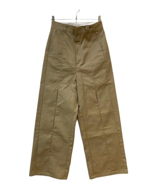 Dickies（ディッキーズ）Dickies (ディッキーズ) SLY (スライ) HOLE STRAIGHTワークパンツ ベージュ サイズ:2の古着・服飾アイテム