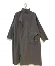 Ameri（アメリ）の古着「REVERSIBLE STAND COLLAR COAT」｜グレー