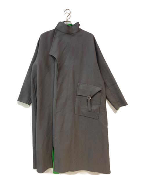 Ameri（アメリ）Ameri (アメリ) REVERSIBLE STAND COLLAR COAT グレー サイズ:Sの古着・服飾アイテム