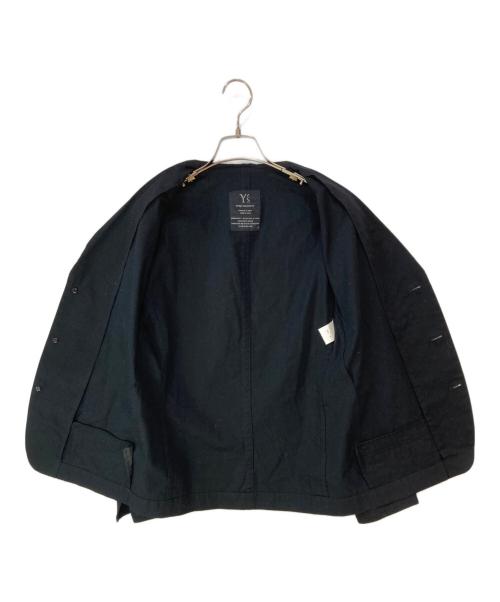 Y's（ワイズ）Y's (ワイズ) コットンテーラードジャケット ブラック サイズ:3の古着・服飾アイテム