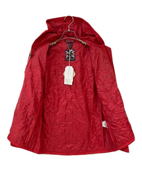 LAVENHAM（ラベンハム）LAVENHAM (ラベンハム) 木梨サイクル (キナシサイクル) WINGFIELD キルティングジャケット レッド サイズ: 38 未使用品の古着・服飾アイテム