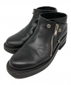 foot the coacherフットザコーチャー）の古着「RIDERS BOOTS/ライダースブーツ」｜ブラック