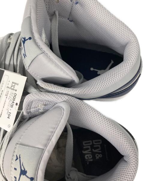 NIKE（ナイキ）NIKE (ナイキ) Nike Air Jordan 1 Mid ハイカットスニーカー White/Wolf Grey/Midnight Navy サイズ:27.5の古着・服飾アイテム