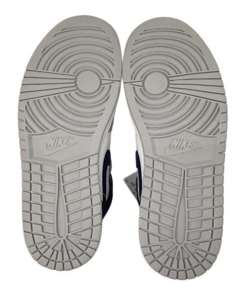 NIKE（ナイキ）NIKE (ナイキ) Nike Air Jordan 1 Mid ハイカットスニーカー White/Wolf Grey/Midnight Navy サイズ:27.5の古着・服飾アイテム