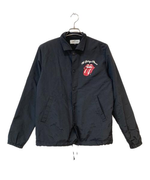 ROLLING STONES（ローリングストーンズ）ROLLING STONES (ローリングストーンズ) バックペイントコーチジャケット ブラック サイズ:3の古着・服飾アイテム